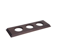Рамка 3 местная прямоугольник венге С13ВГ Salvador