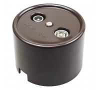 Розетка TV/FM оконечная, коричневая, B1-305-22 BIRONI
