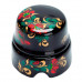Распаечная коробка малая D60 черный с росписью под Хохлому BOX1BL.HL Salvador